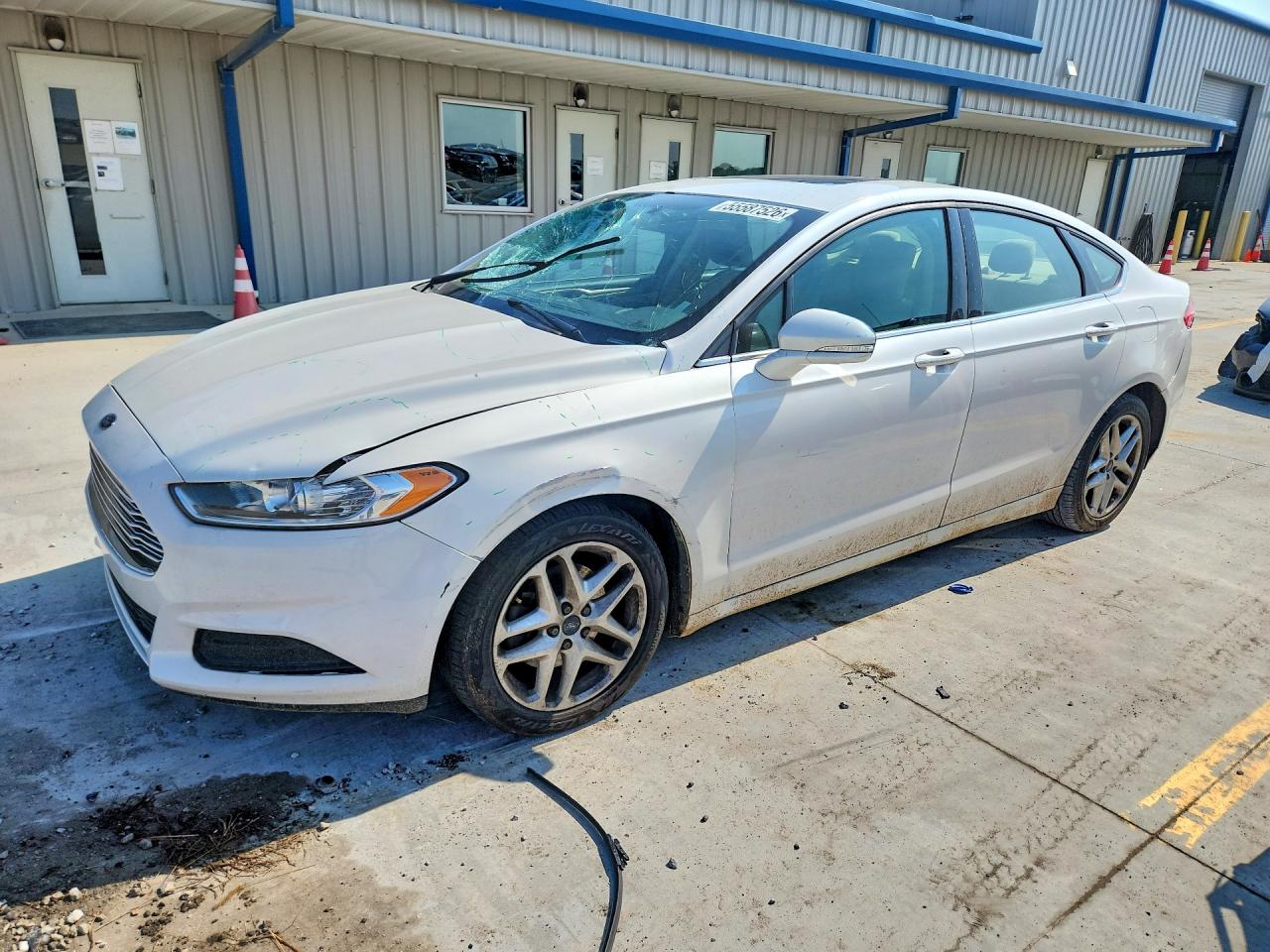 2013 Ford Fusion Se White vin: 3FA6P0H7XDR122383