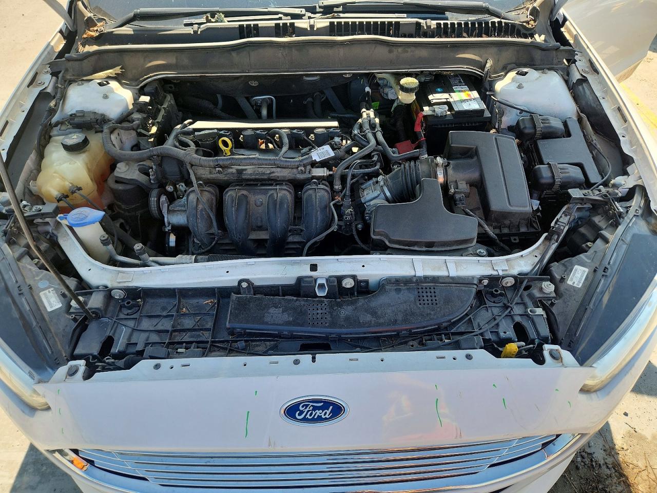 2013 Ford Fusion Se White vin: 3FA6P0H7XDR122383