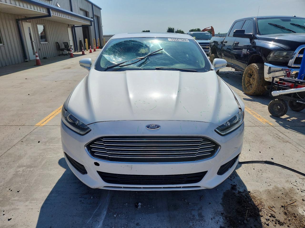 2013 Ford Fusion Se White vin: 3FA6P0H7XDR122383