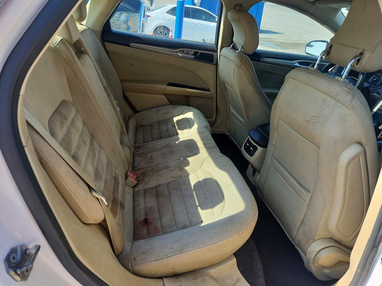 2013 Ford Fusion Se White vin: 3FA6P0H7XDR122383