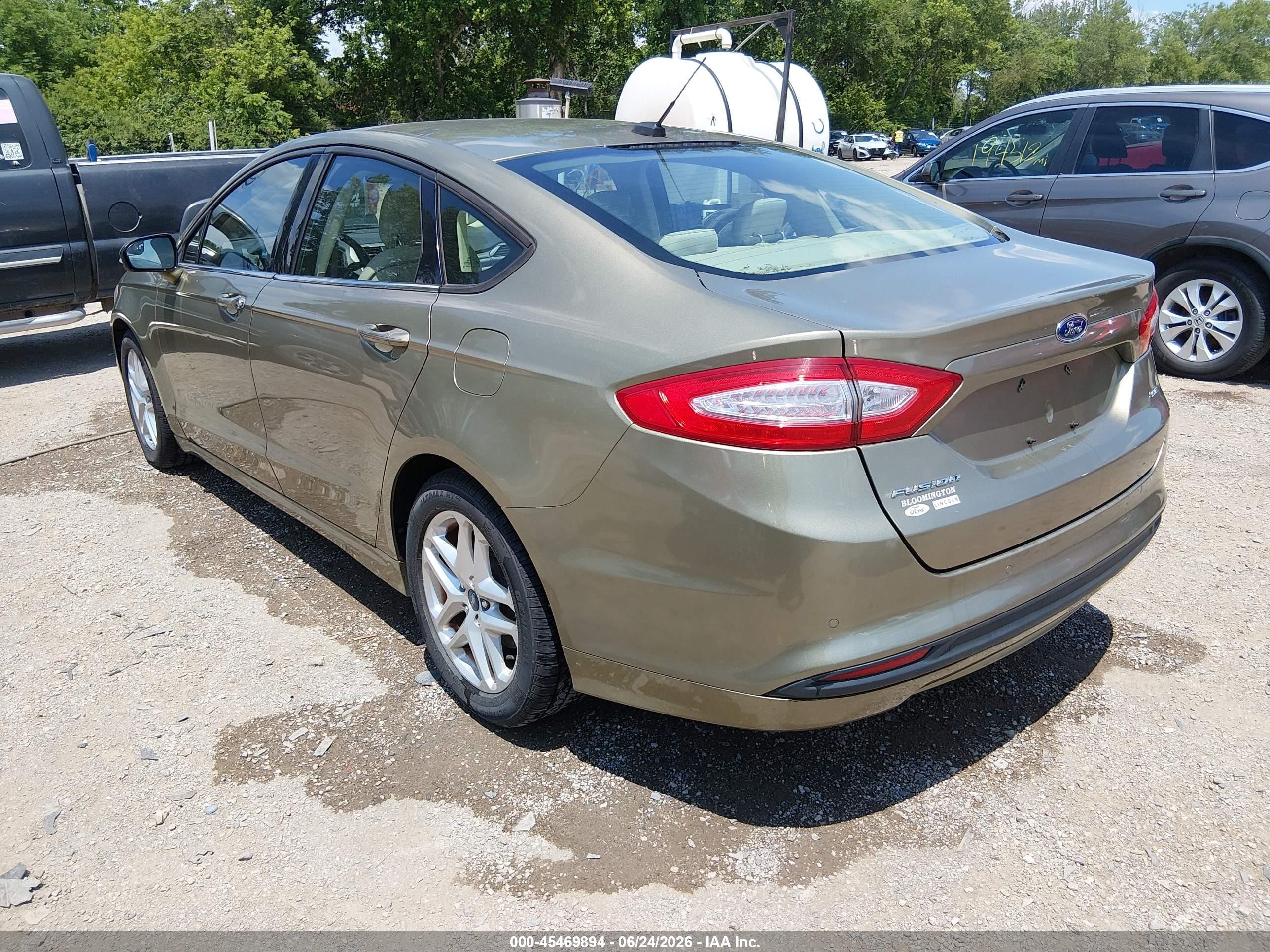 2013 Ford Fusion Se Зеленый vin: 3FA6P0H7XDR147672