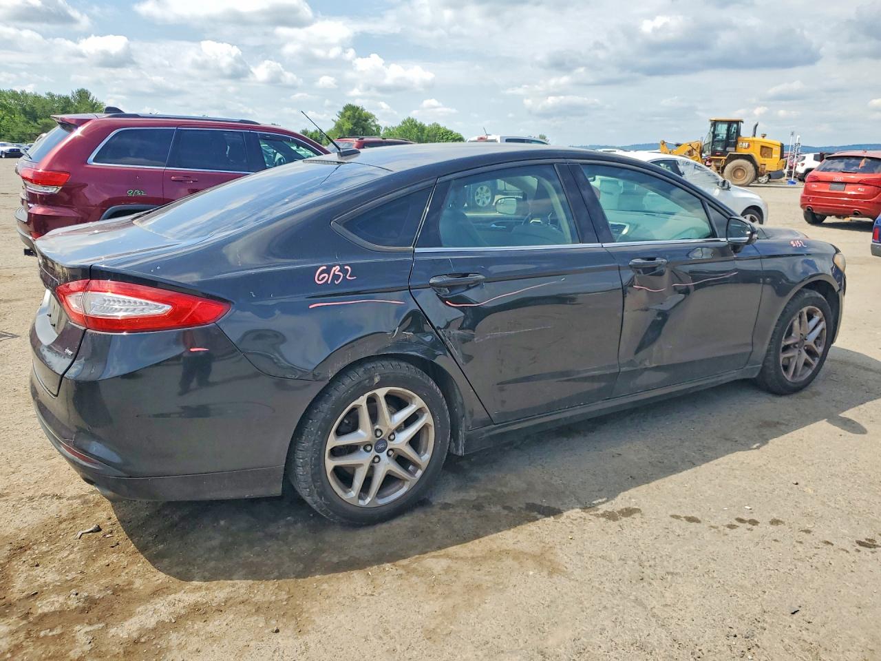 2013 Ford Fusion Se Black vin: 3FA6P0H7XDR152595