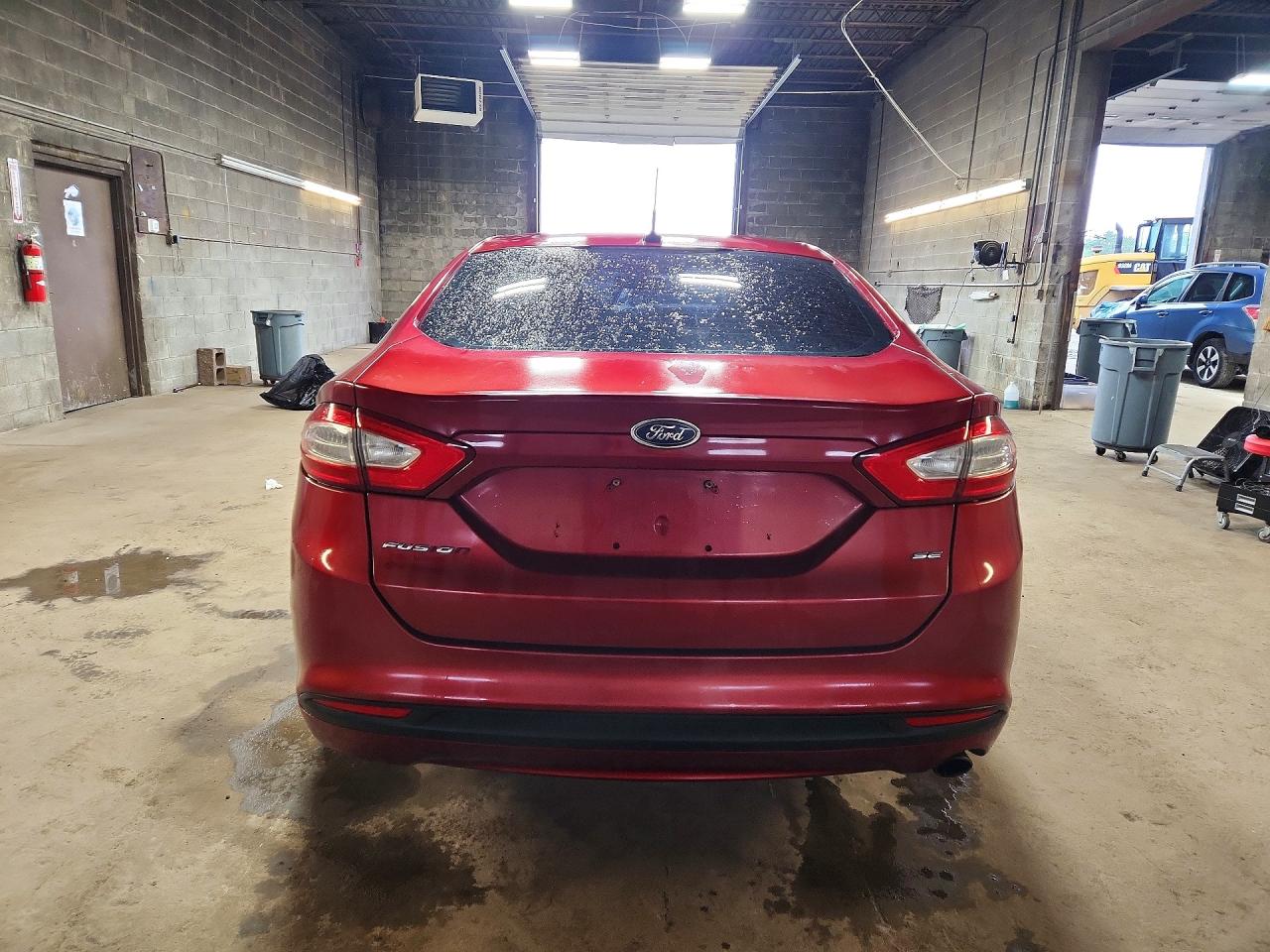 2013 Ford Fusion Se Red vin: 3FA6P0H7XDR168537