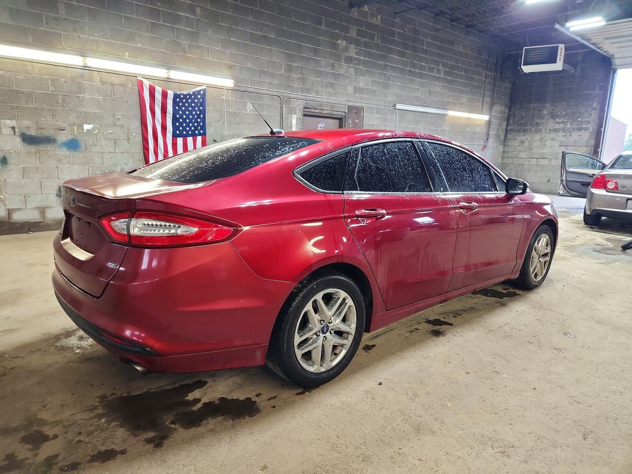 2013 Ford Fusion Se Red vin: 3FA6P0H7XDR168537