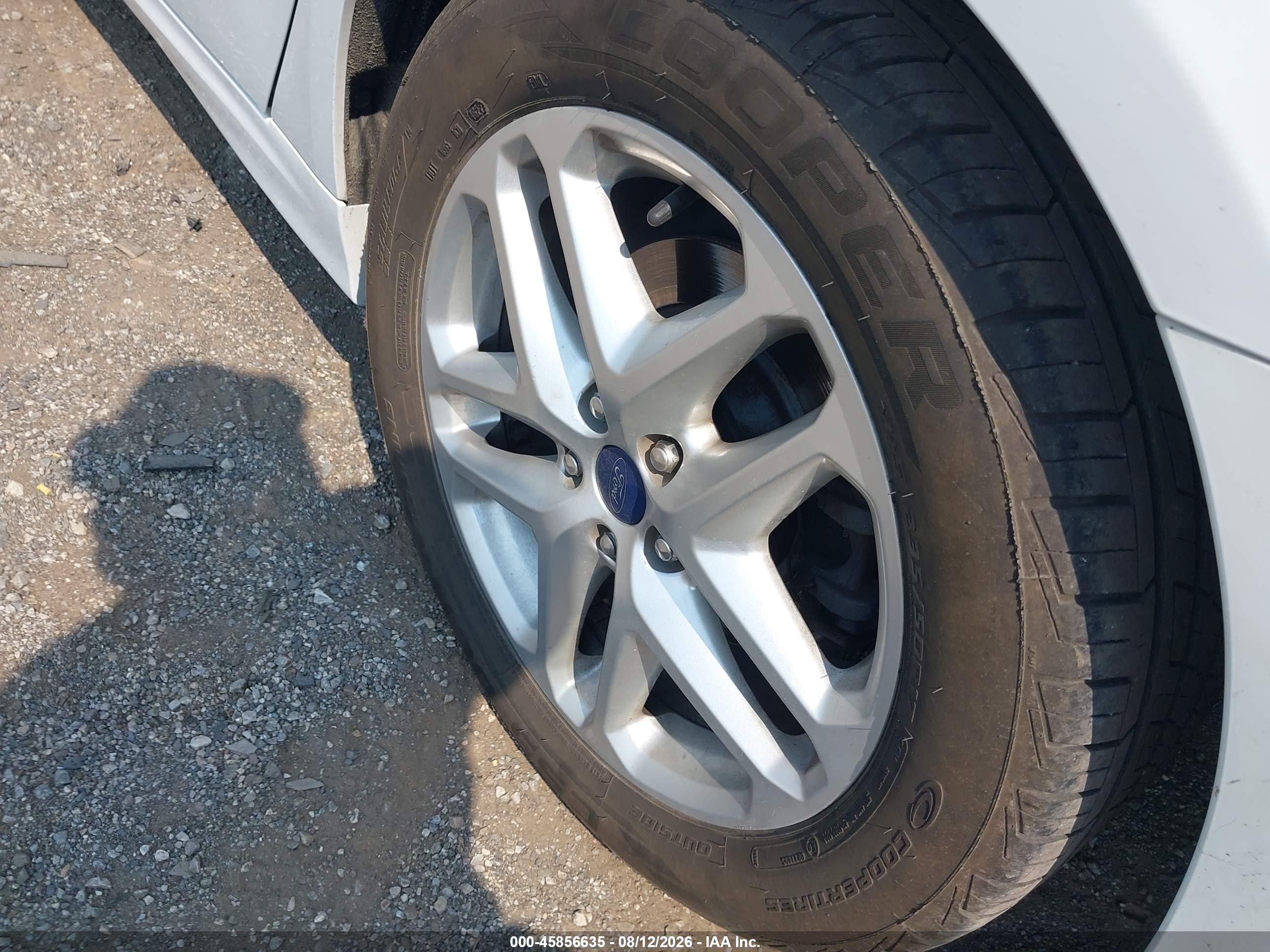 2013 Ford Fusion Se White vin: 3FA6P0H7XDR197598