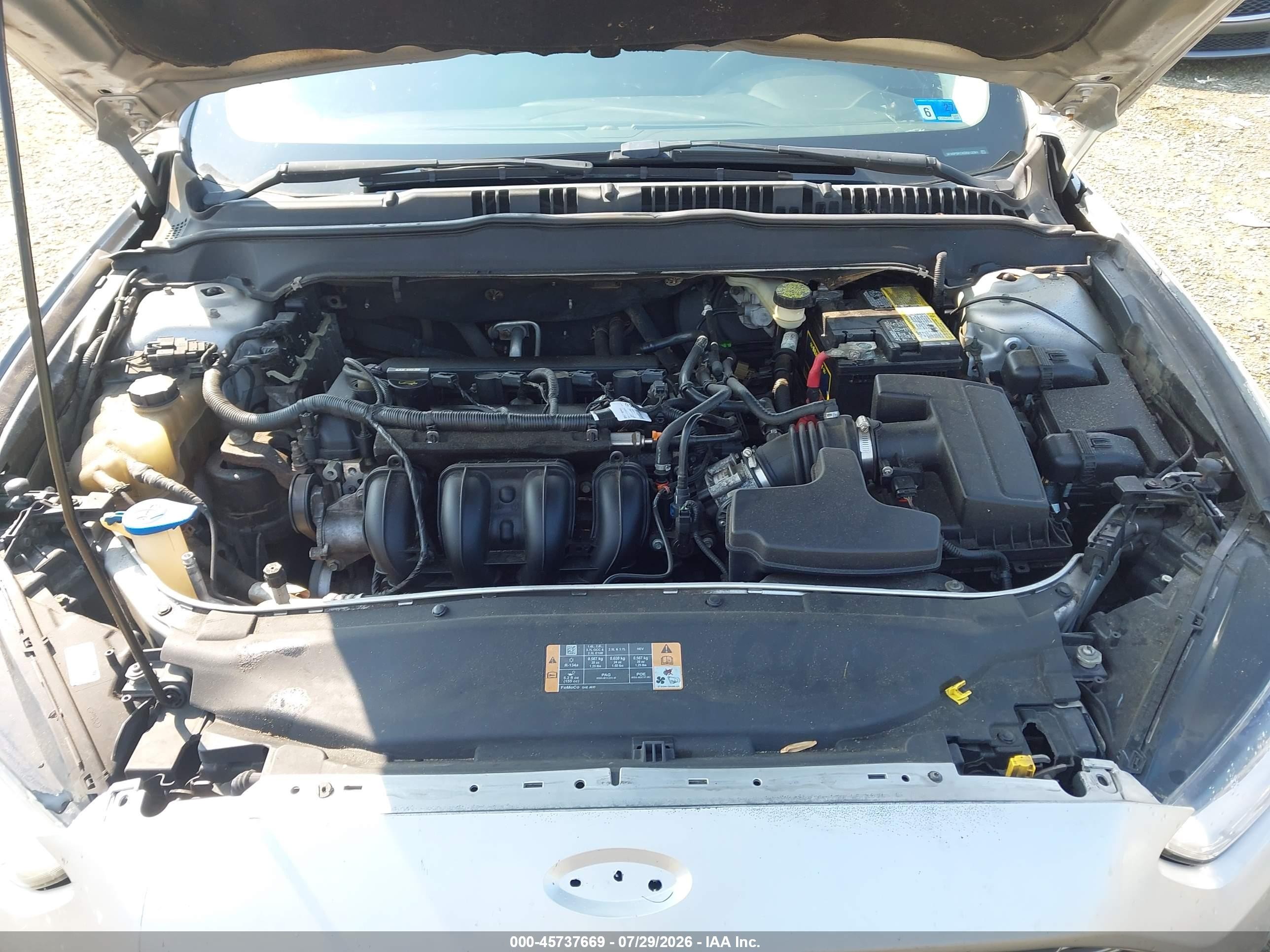 2013 Ford Fusion Se Silver vin: 3FA6P0H7XDR212391