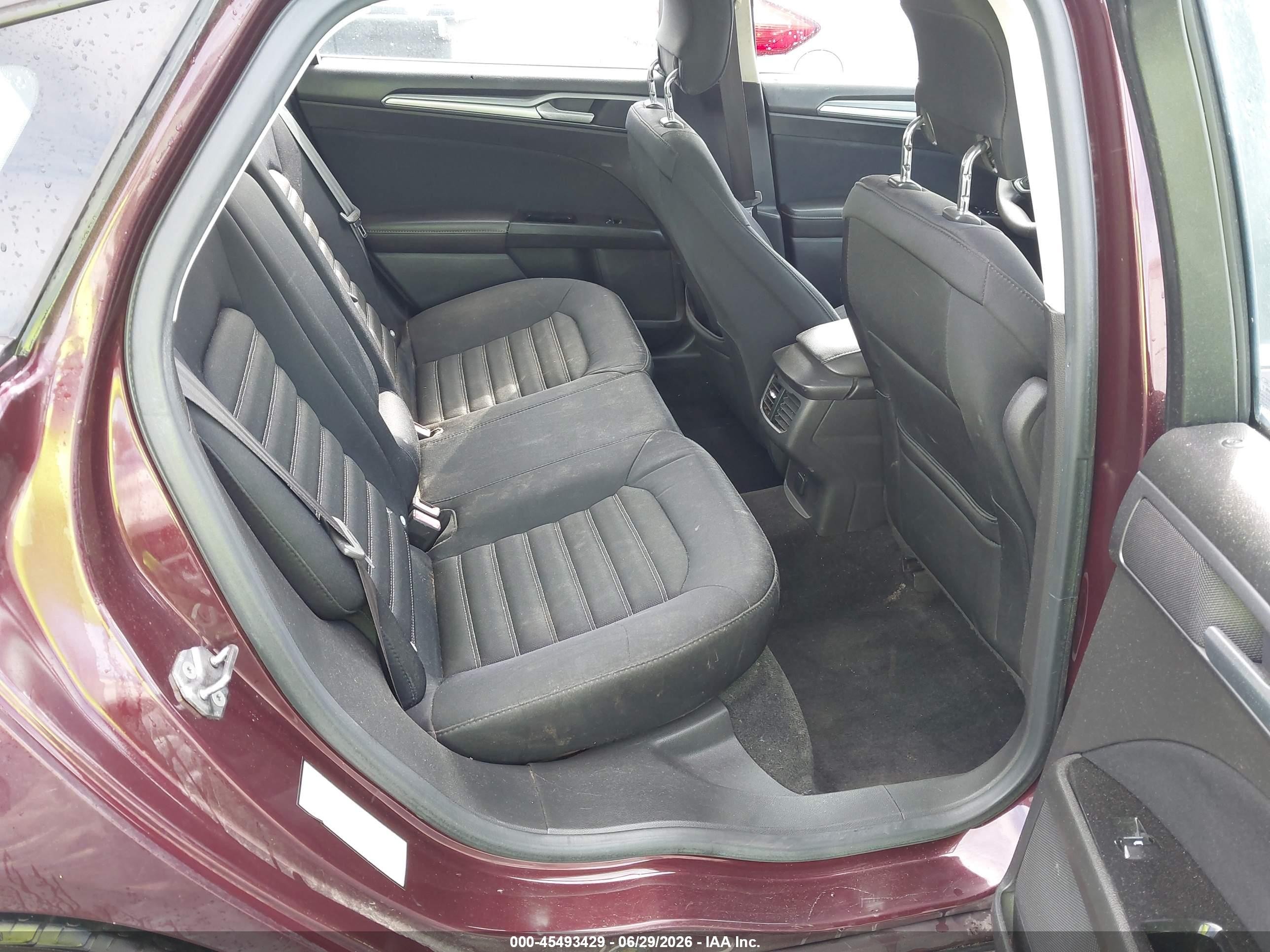2013 Ford Fusion Se Burgundy vin: 3FA6P0H7XDR223214