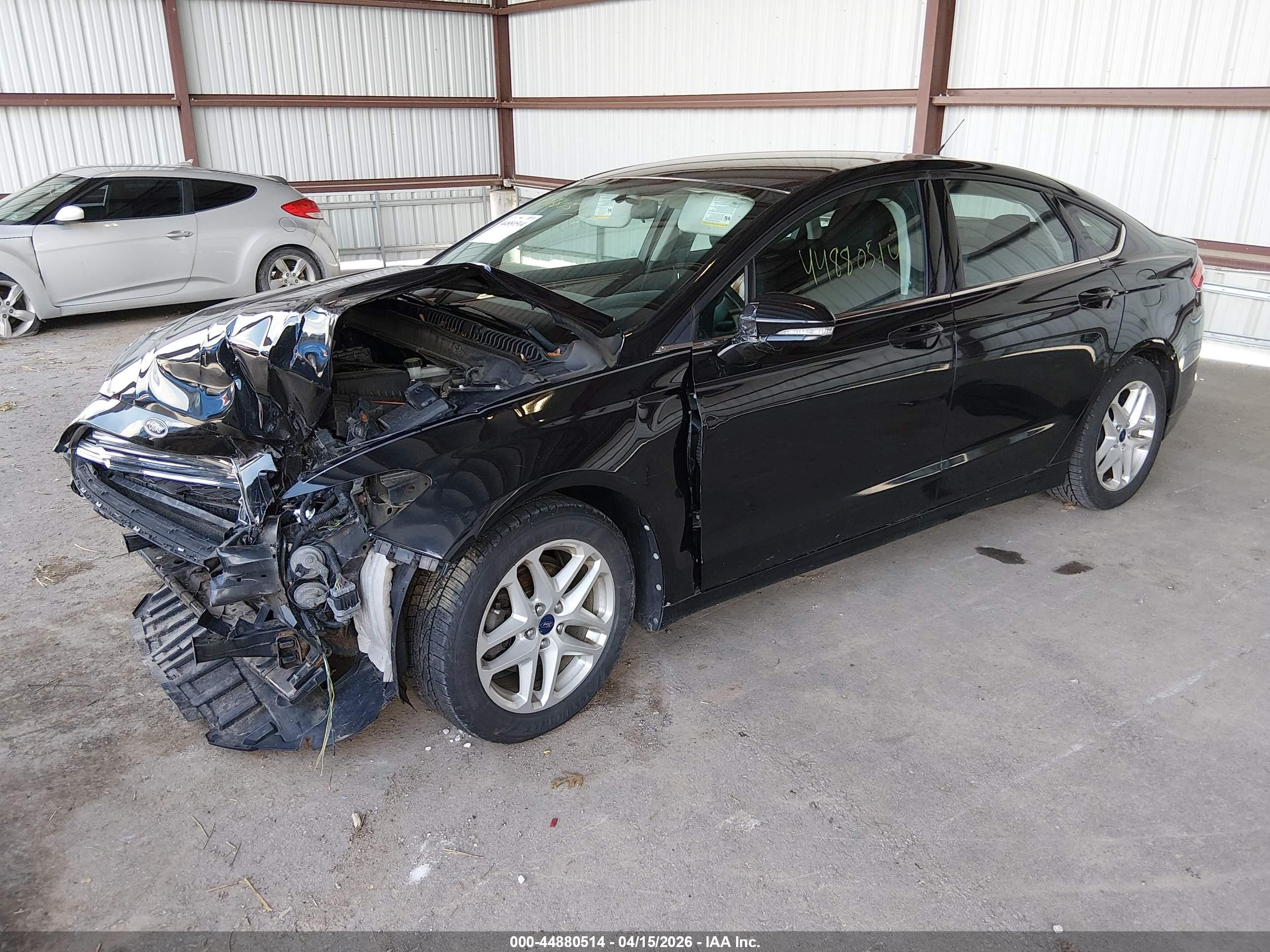 2013 Ford Fusion Se Black vin: 3FA6P0H7XDR226257
