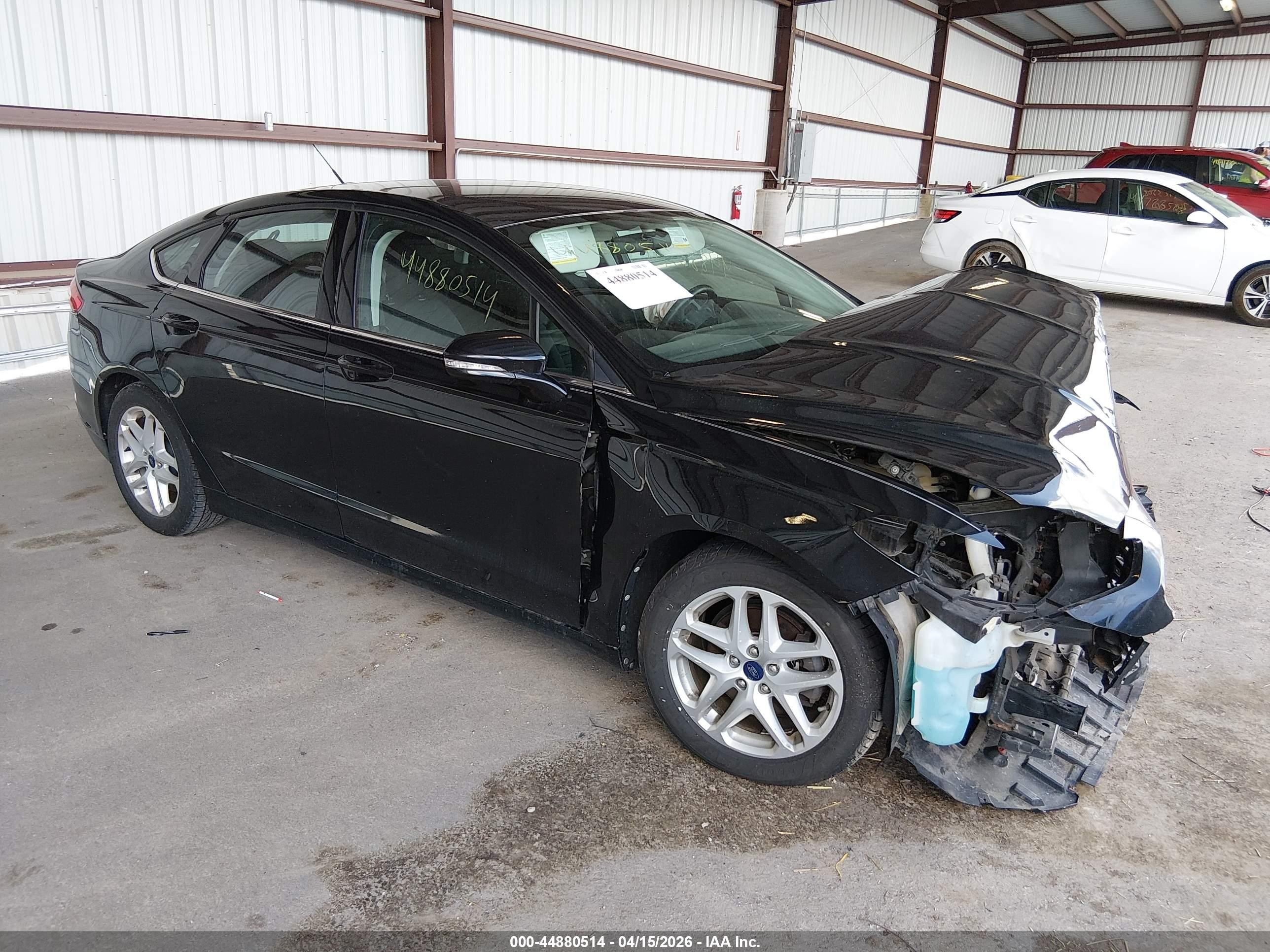 2013 Ford Fusion Se Black vin: 3FA6P0H7XDR226257