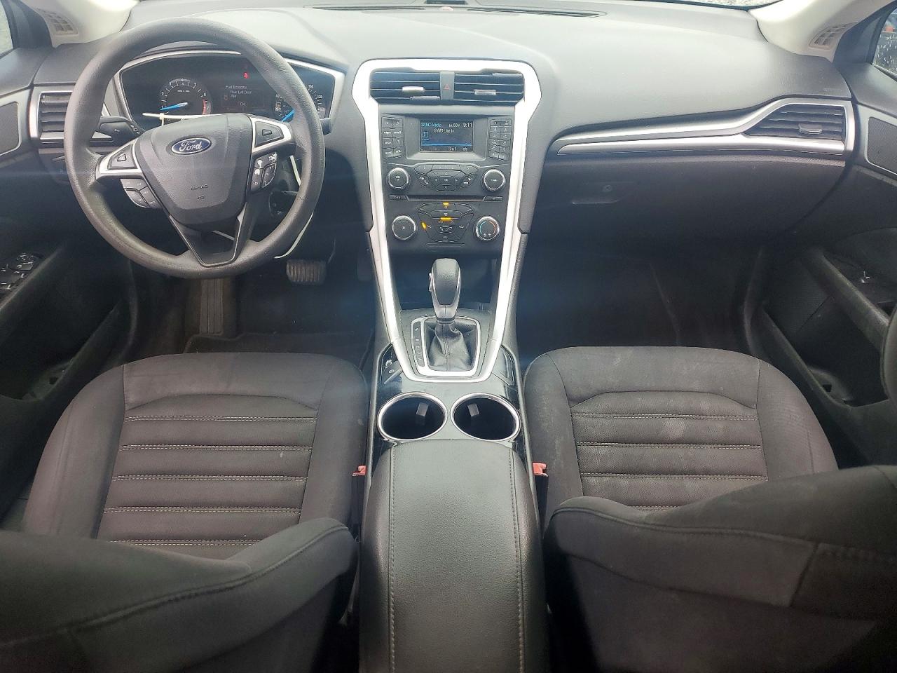 2014 Ford Fusion White vin: 3FA6P0H7XDR228249