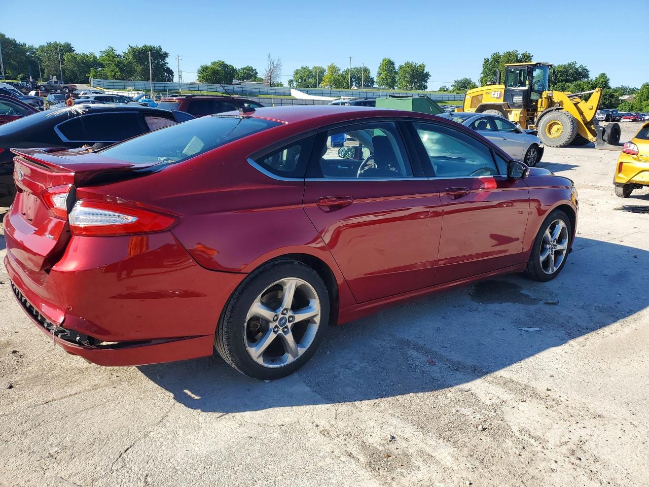 2013 Ford Fusion Se Burgundy vin: 3FA6P0H7XDR234133