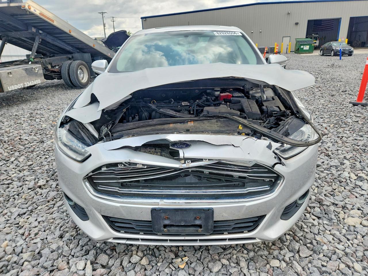2013 Ford Fusion Se Silver vin: 3FA6P0H7XDR236626