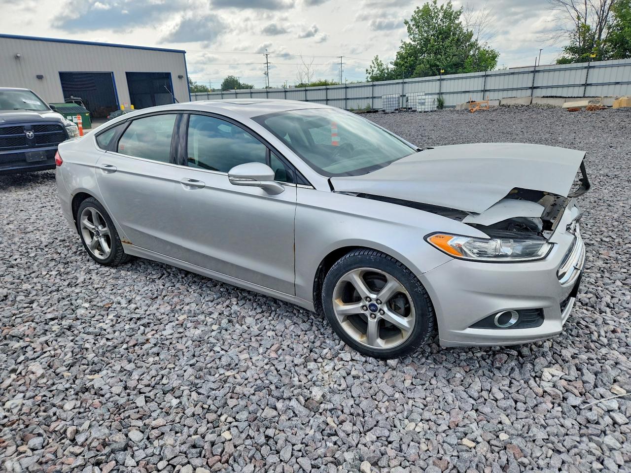 2013 Ford Fusion Se Silver vin: 3FA6P0H7XDR236626