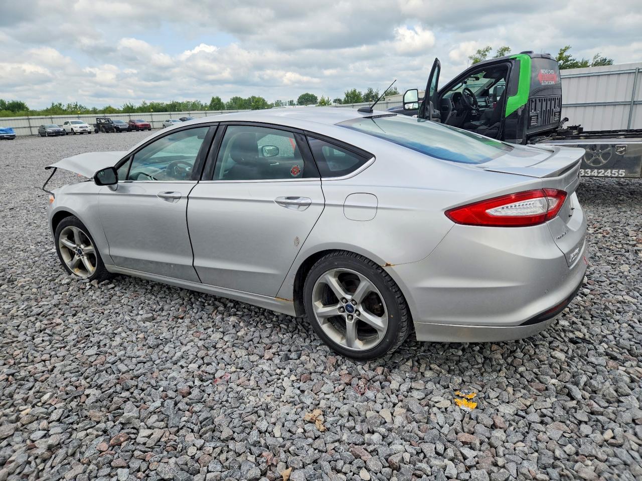 2013 Ford Fusion Se Silver vin: 3FA6P0H7XDR236626