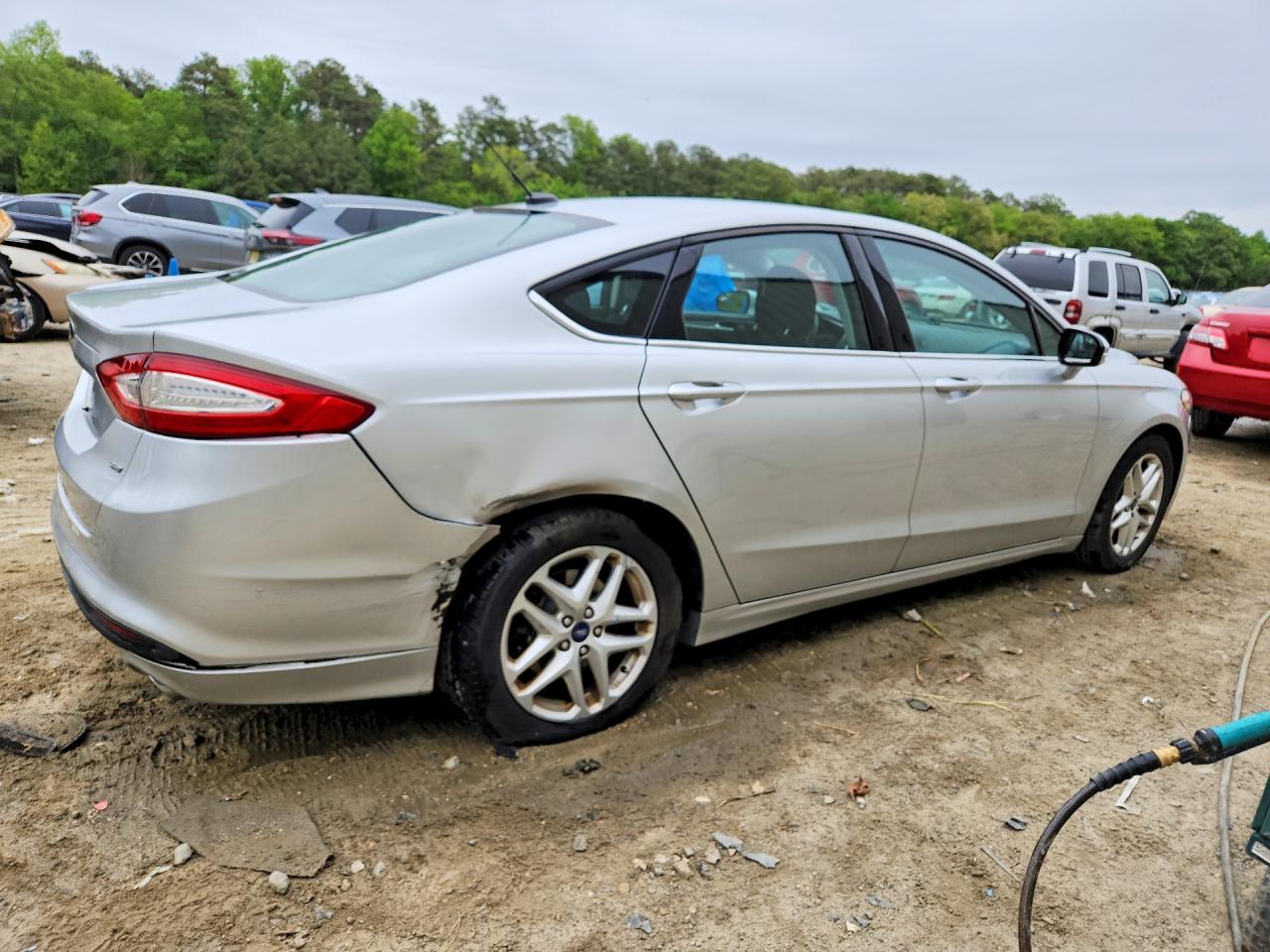 2013 Ford Fusion Se Silver vin: 3FA6P0H7XDR248677