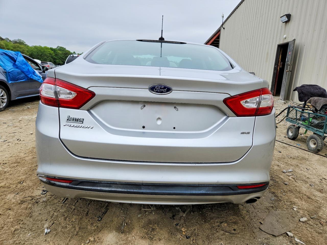 2013 Ford Fusion Se Silver vin: 3FA6P0H7XDR248677