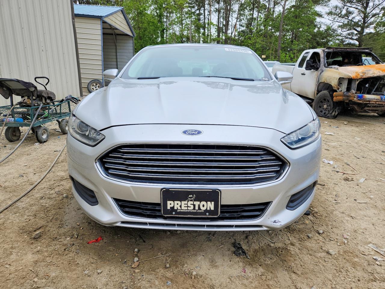 2013 Ford Fusion Se Silver vin: 3FA6P0H7XDR248677