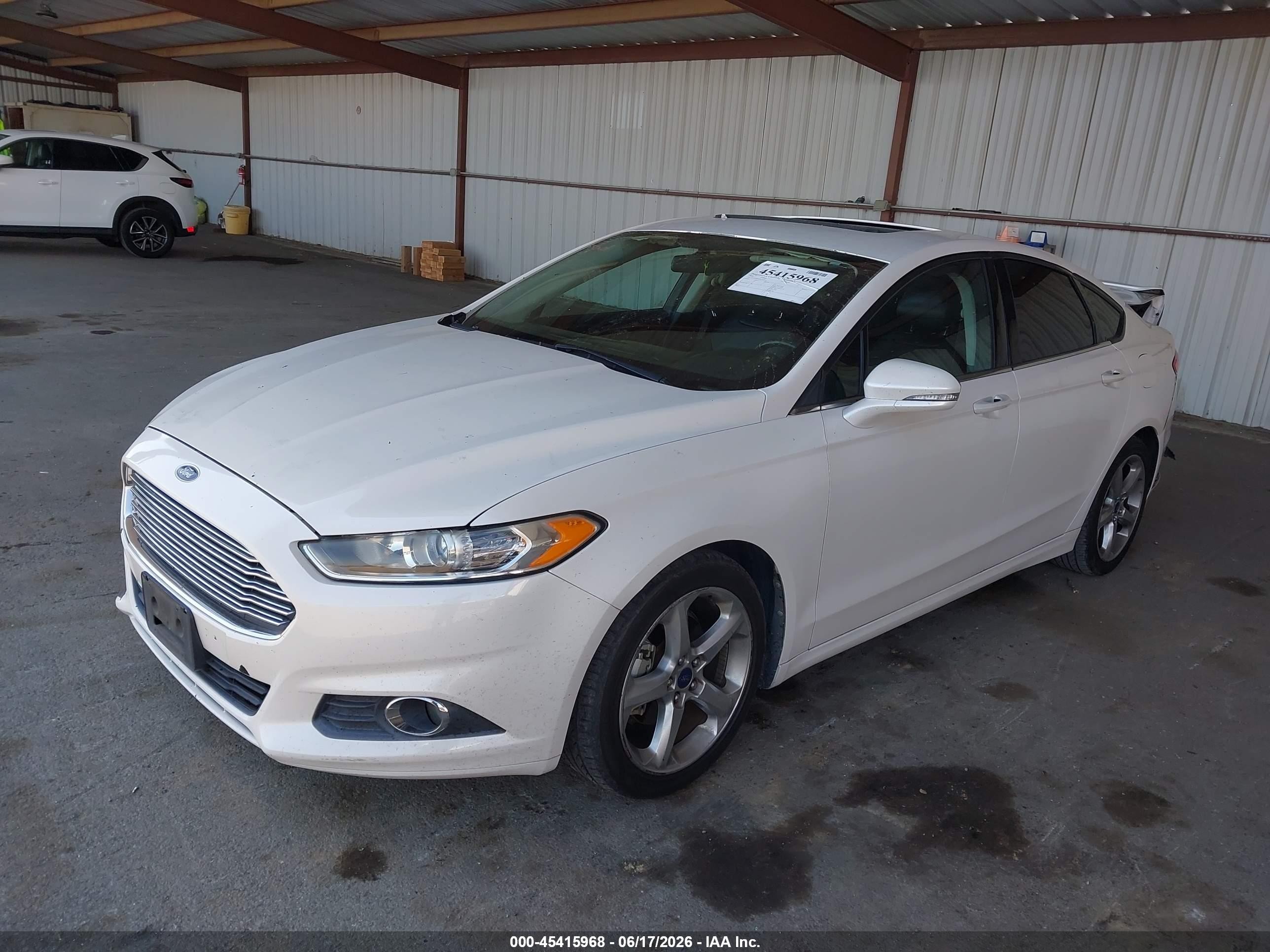 2013 Ford Fusion Se White vin: 3FA6P0H7XDR325953