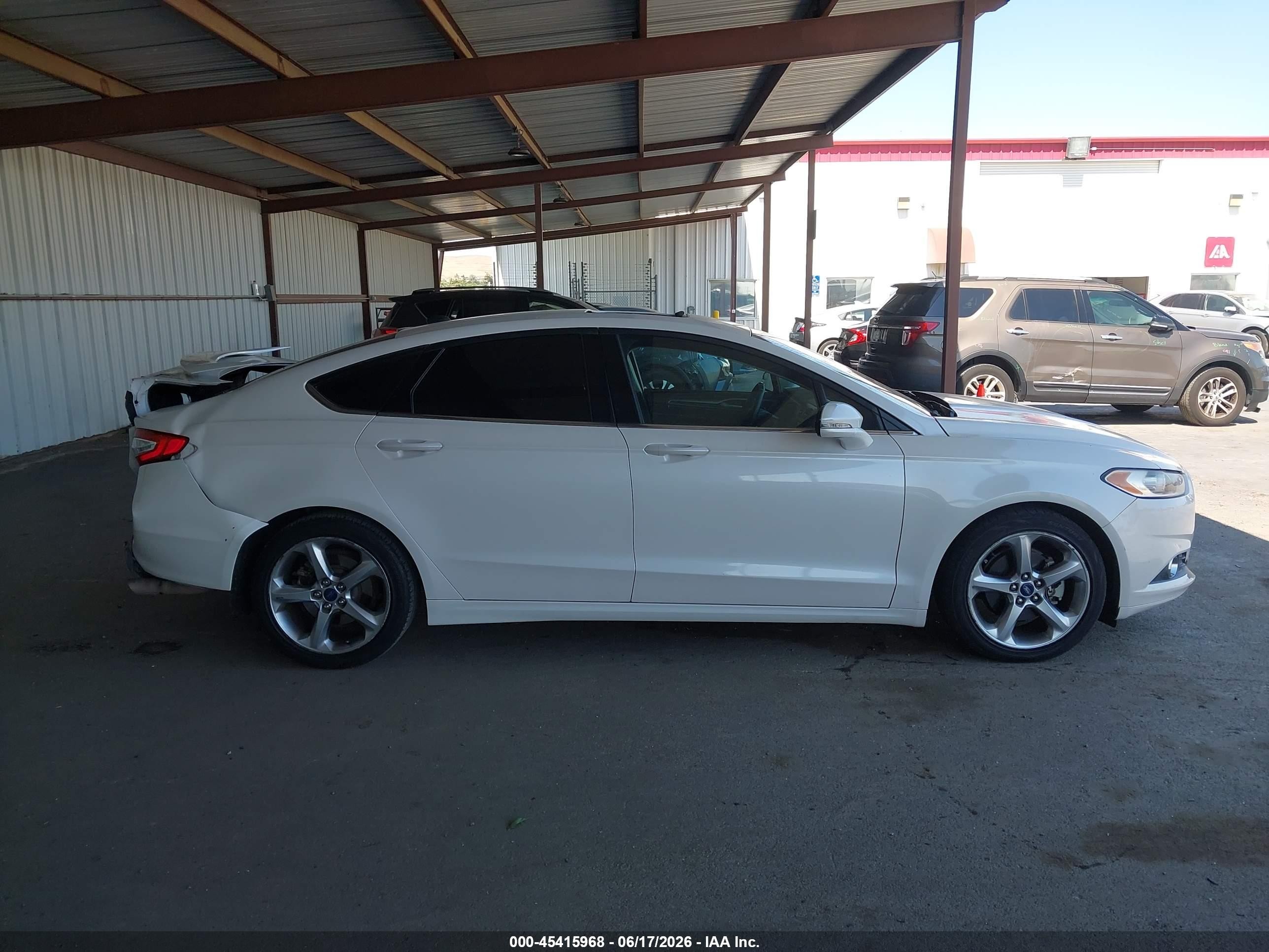 2013 Ford Fusion Se White vin: 3FA6P0H7XDR325953