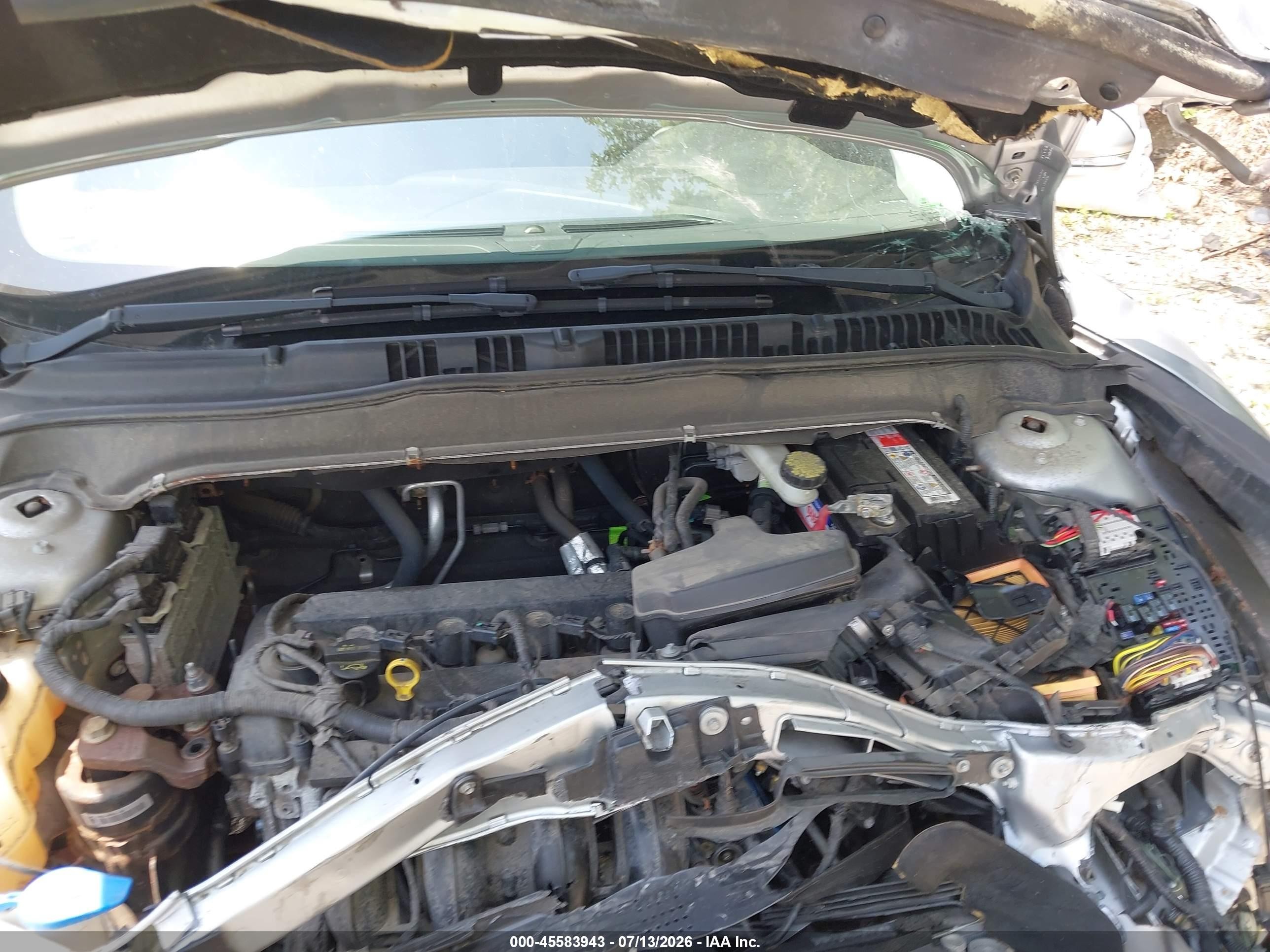 2013 Ford Fusion Se Silver vin: 3FA6P0H7XDR335138