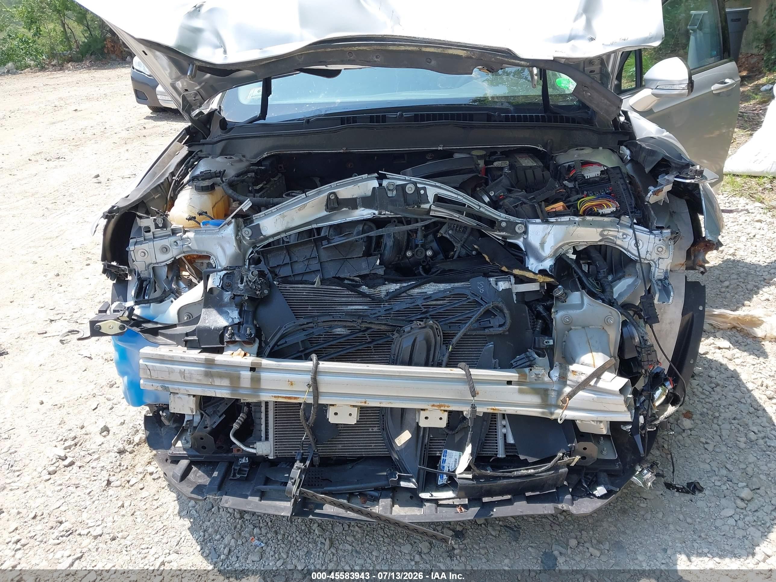 2013 Ford Fusion Se Silver vin: 3FA6P0H7XDR335138