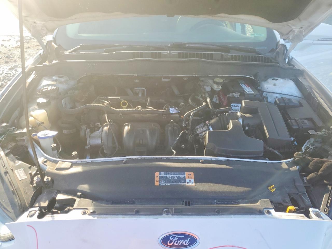 2013 Ford Fusion Se White vin: 3FA6P0H7XDR337925