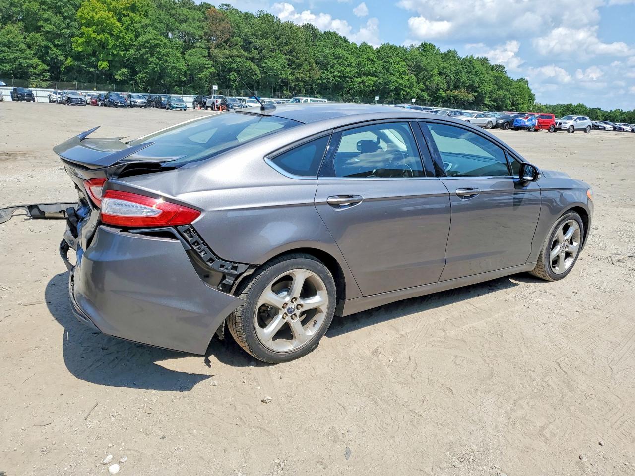 2013 Ford Fusion Se Gray vin: 3FA6P0H7XDR338976