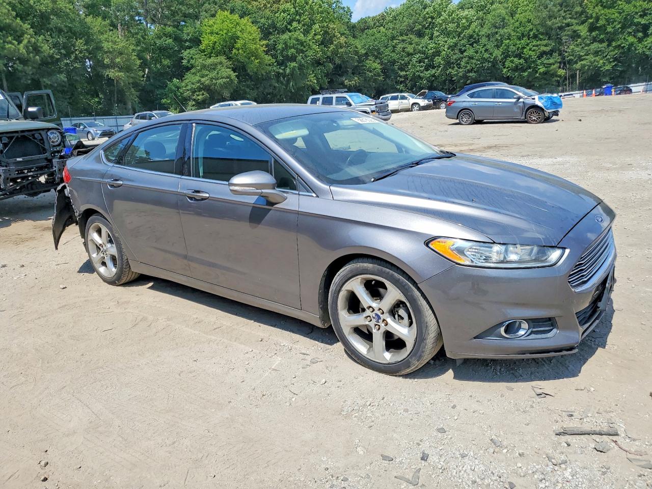 2013 Ford Fusion Se Gray vin: 3FA6P0H7XDR338976
