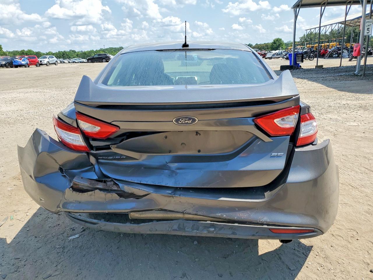 2013 Ford Fusion Se Gray vin: 3FA6P0H7XDR338976