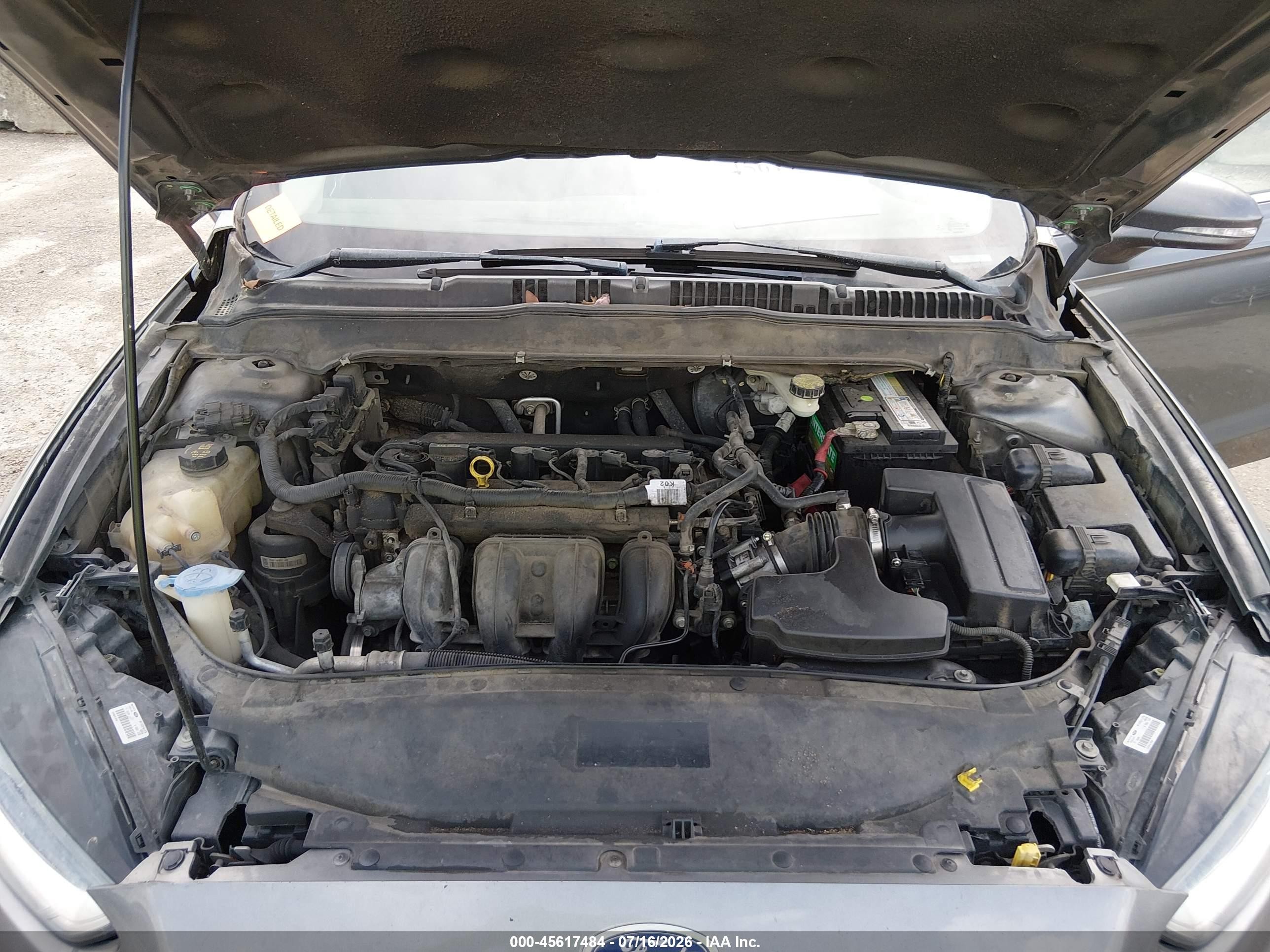 2013 Ford Fusion Se Gray vin: 3FA6P0H7XDR347953