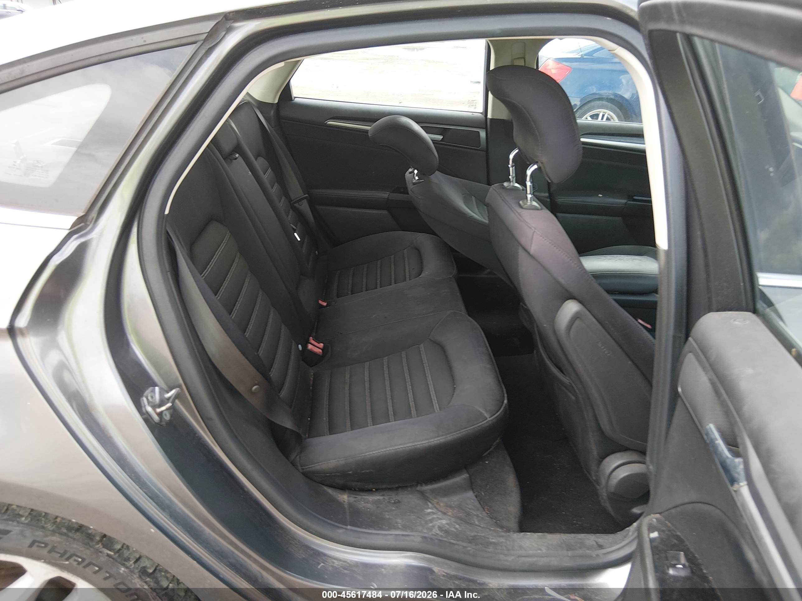 2013 Ford Fusion Se Gray vin: 3FA6P0H7XDR347953