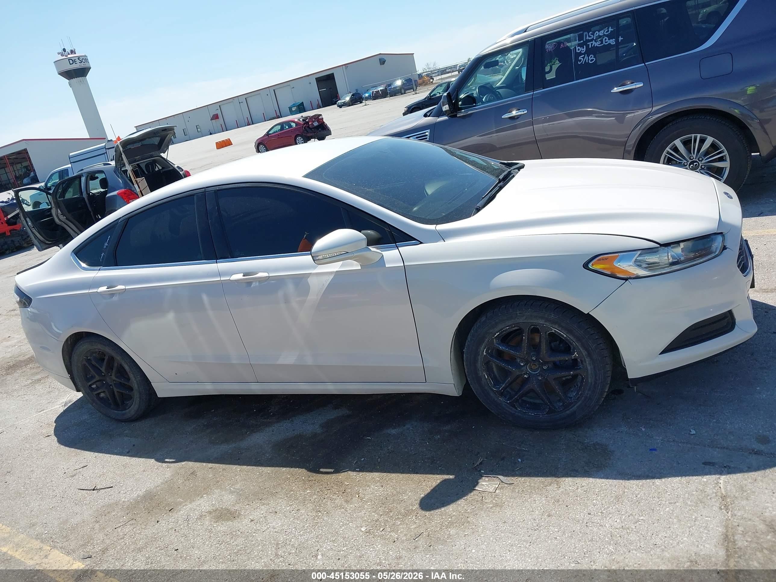 2013 Ford Fusion Se White vin: 3FA6P0H7XDR357737