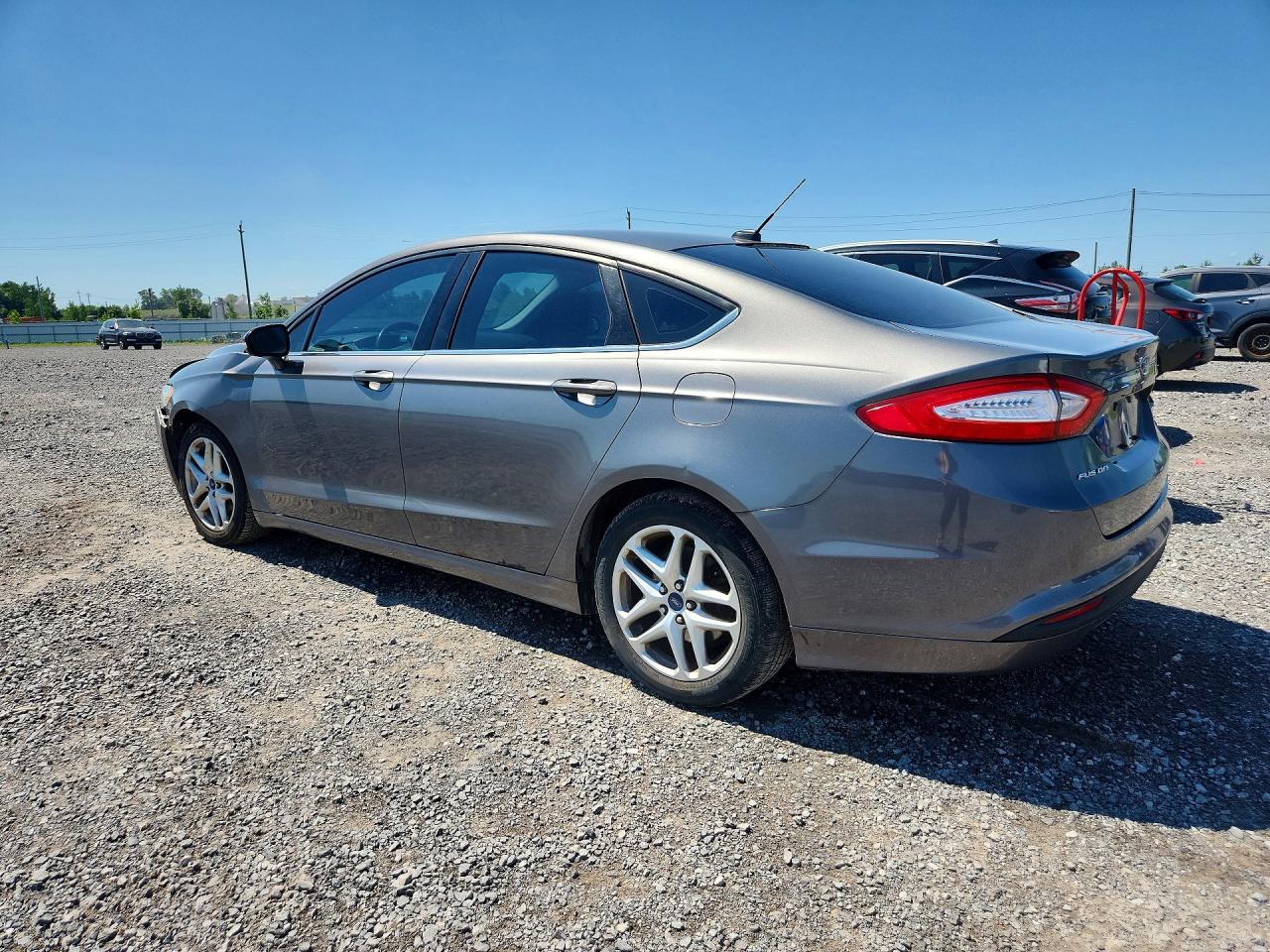 2014 Ford Fusion Se Gray vin: 3FA6P0H7XER105052