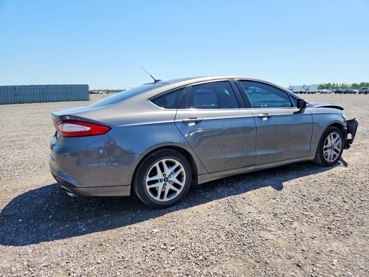 2014 Ford Fusion Se Gray vin: 3FA6P0H7XER105052