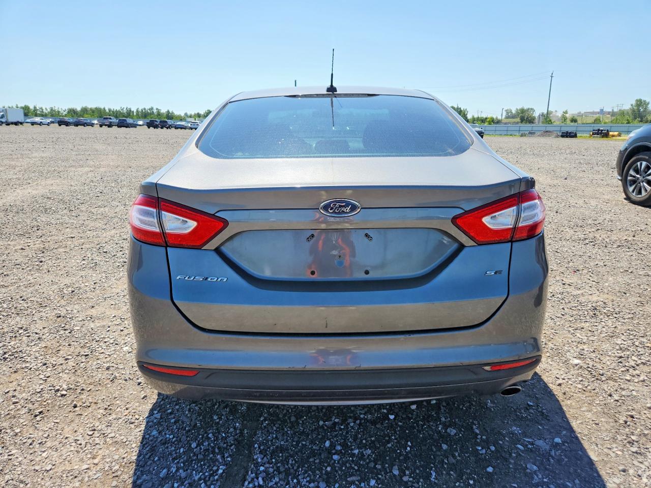 2014 Ford Fusion Se Gray vin: 3FA6P0H7XER105052