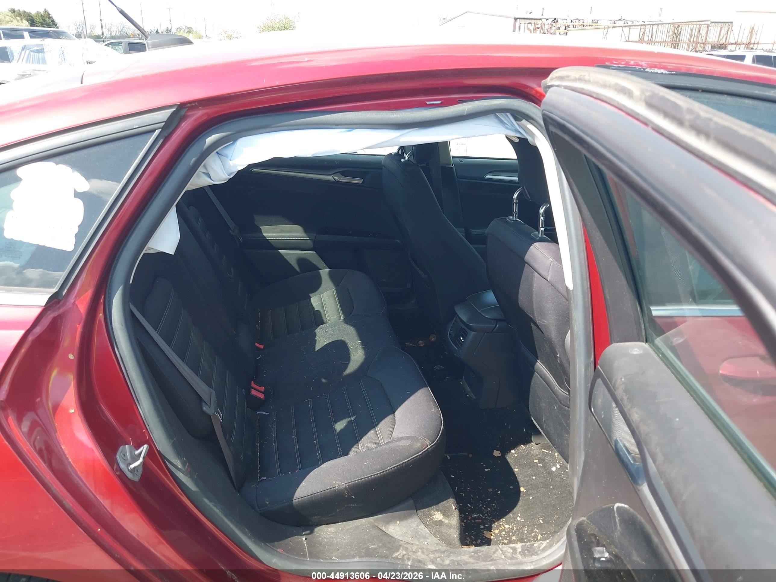 2014 Ford Fusion Se Red vin: 3FA6P0H7XER109554