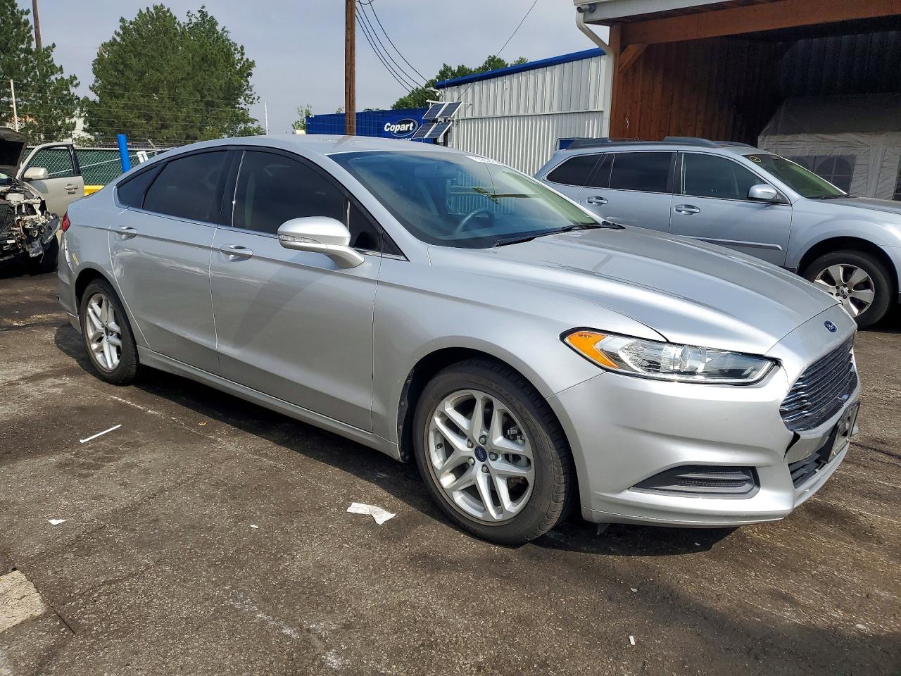 2014 Ford Fusion Se Silver vin: 3FA6P0H7XER121770