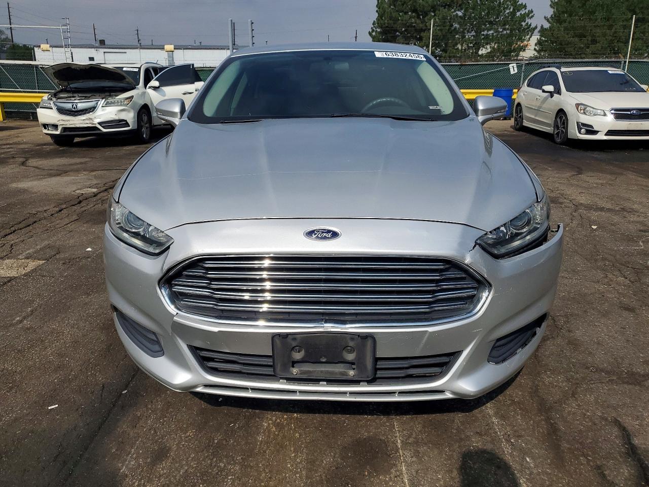 2014 Ford Fusion Se Silver vin: 3FA6P0H7XER121770