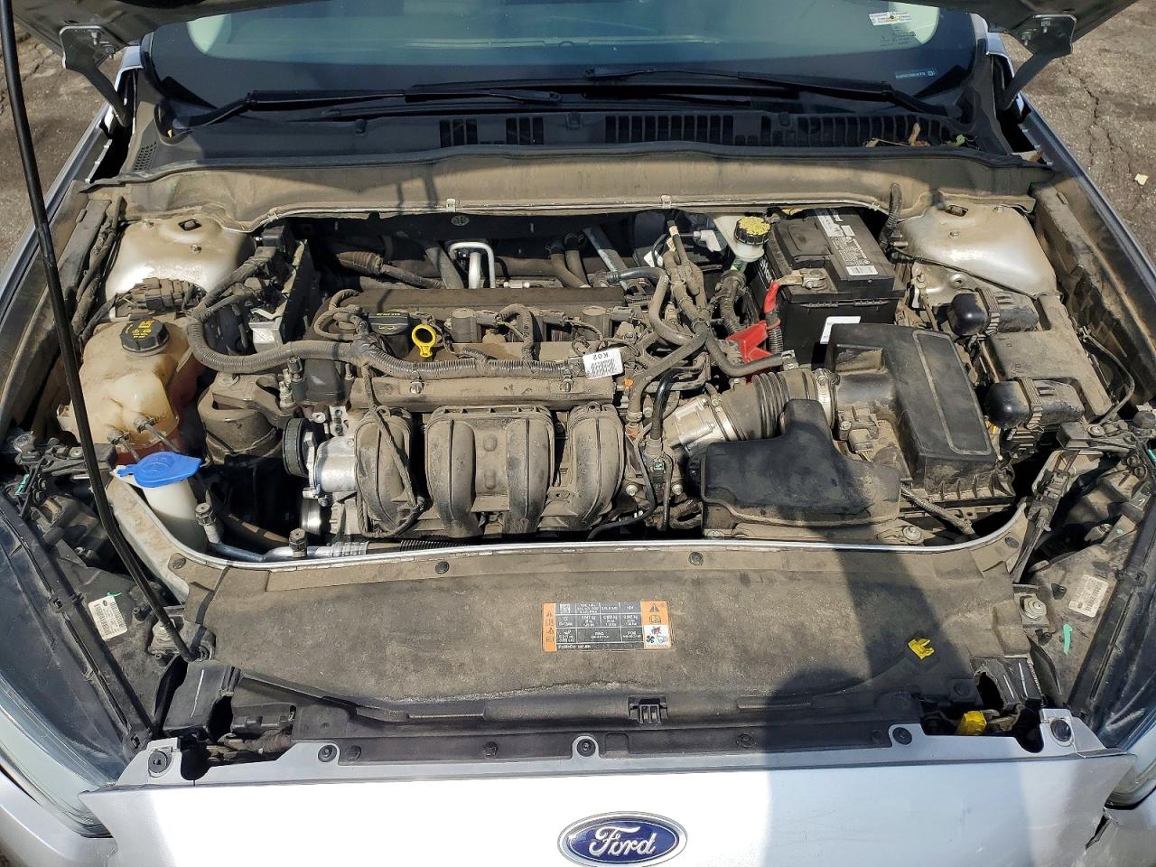 2014 Ford Fusion Se Silver vin: 3FA6P0H7XER121770