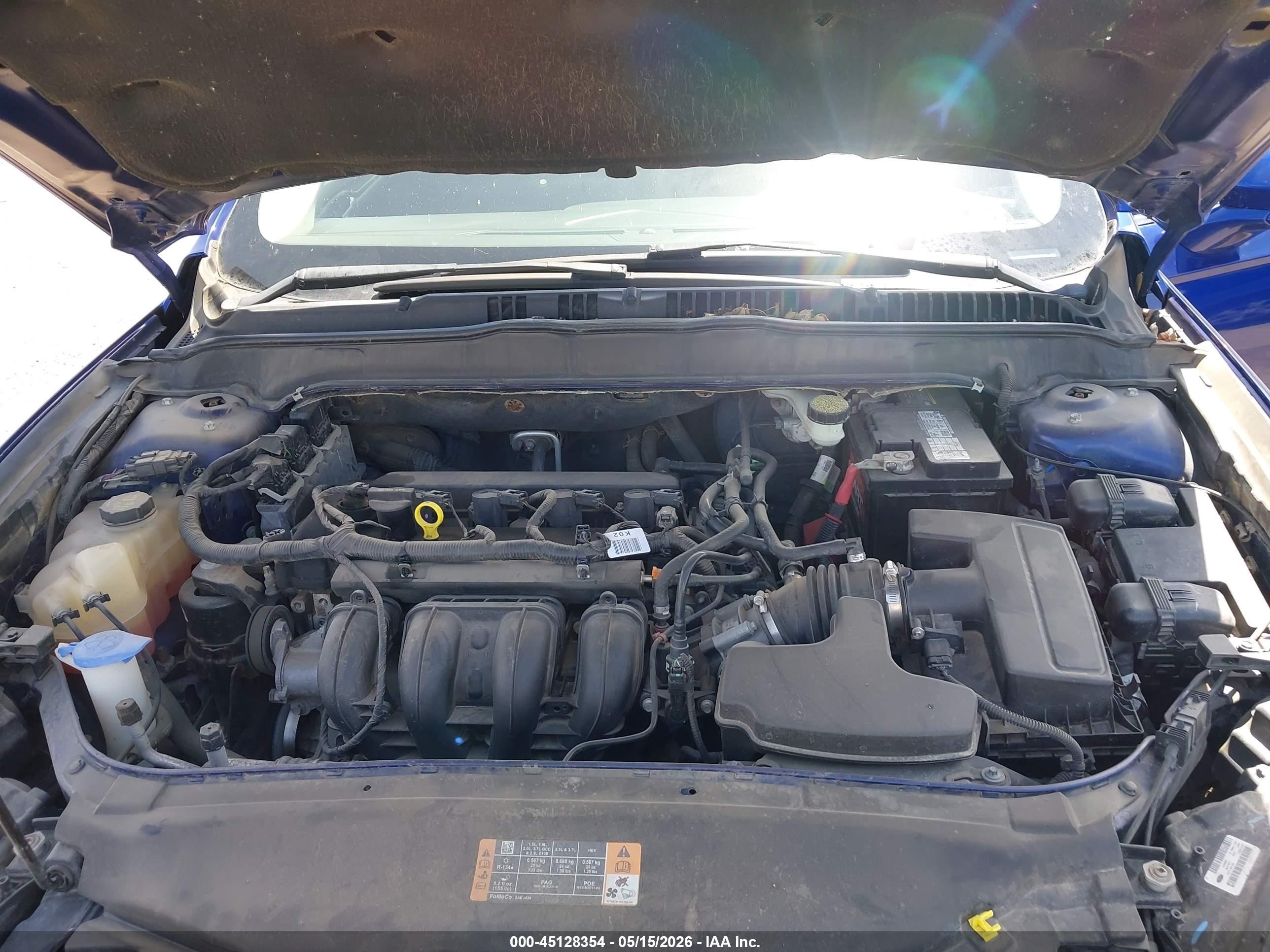 2014 Ford Fusion Se Синий vin: 3FA6P0H7XER135913