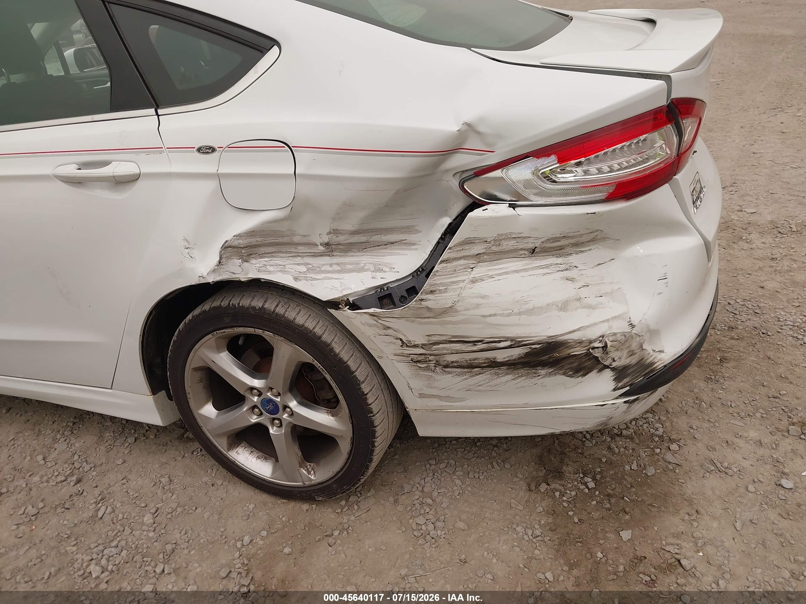 2014 Ford Fusion Se White vin: 3FA6P0H7XER139749