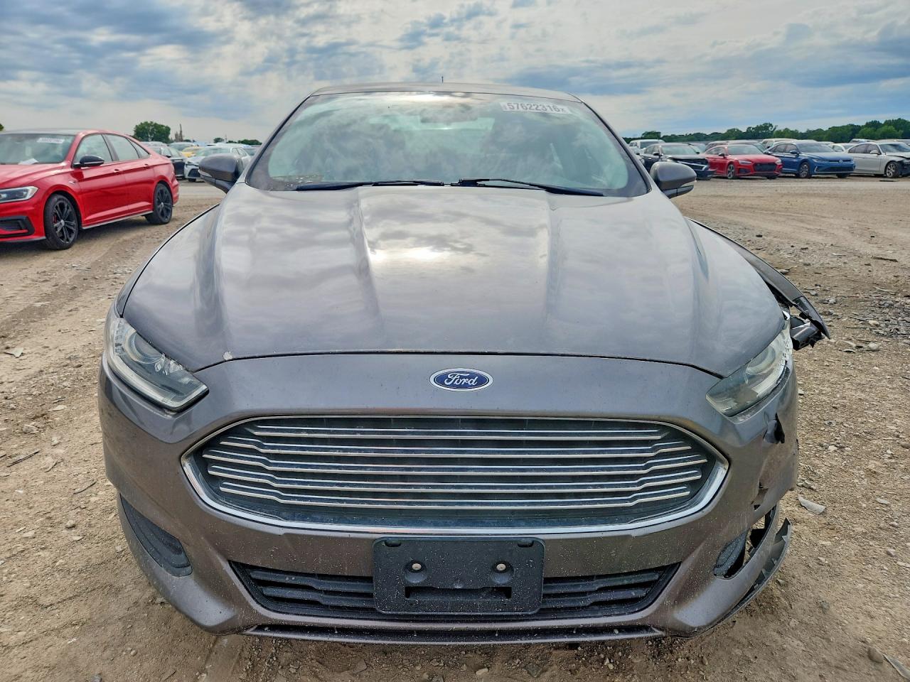 2014 Ford Fusion Se Серый vin: 3FA6P0H7XER144143