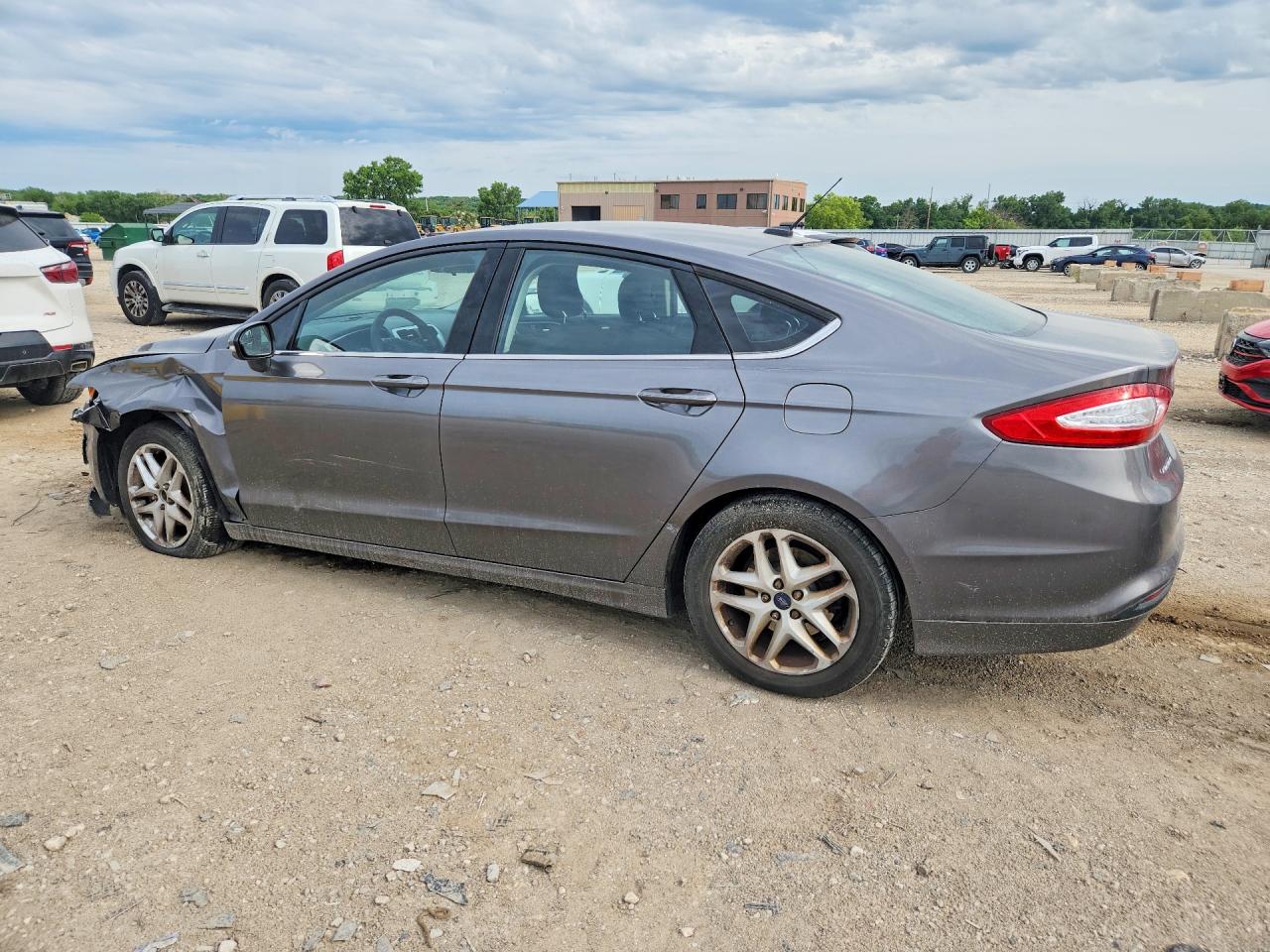 2014 Ford Fusion Se Серый vin: 3FA6P0H7XER144143