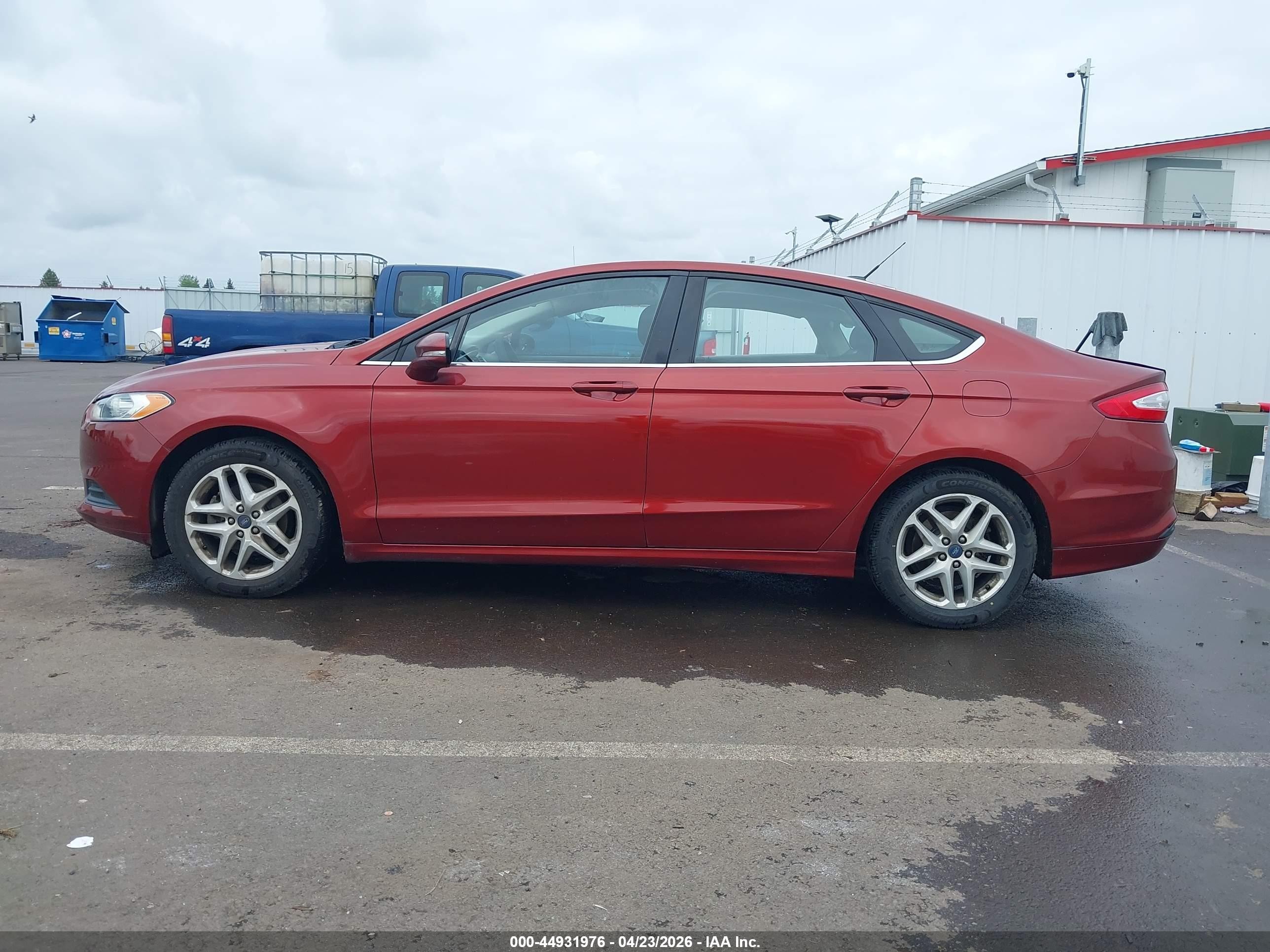 2014 Ford Fusion Se Red vin: 3FA6P0H7XER151397