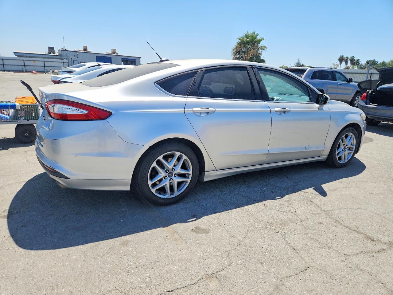2014 Ford Fusion Se Silver vin: 3FA6P0H7XER151514