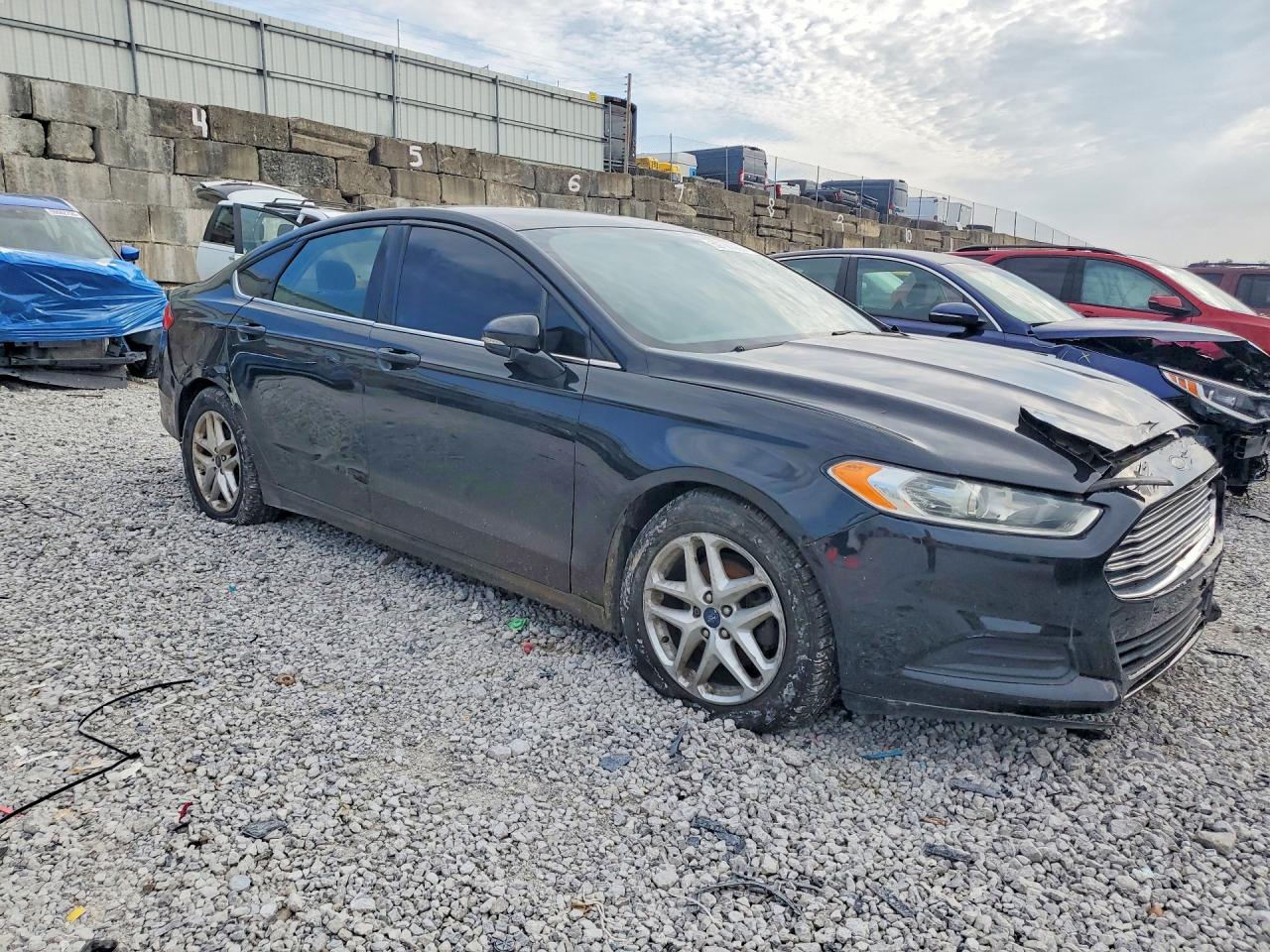 2014 Ford Fusion Se Black vin: 3FA6P0H7XER171875