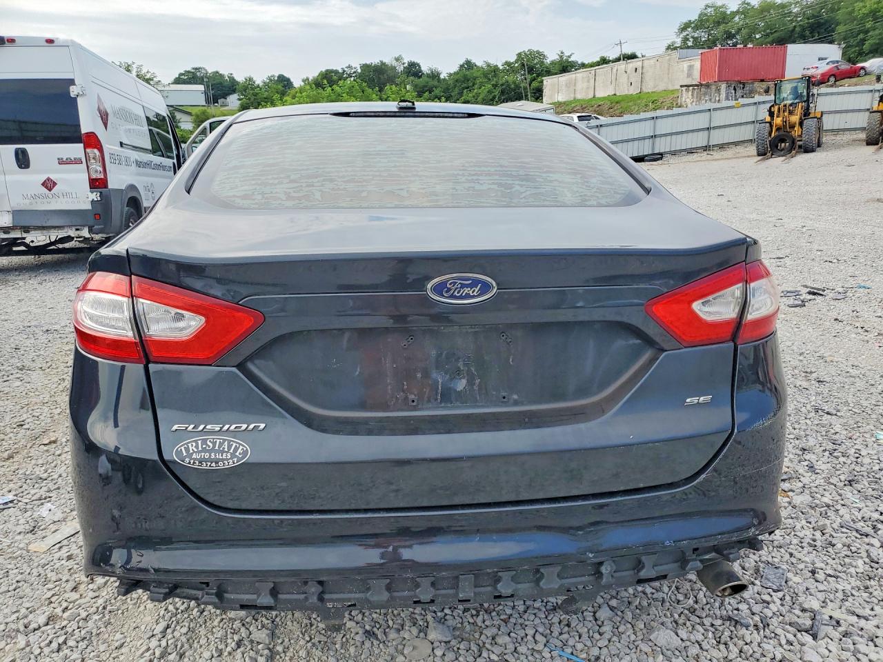 2014 Ford Fusion Se Black vin: 3FA6P0H7XER171875