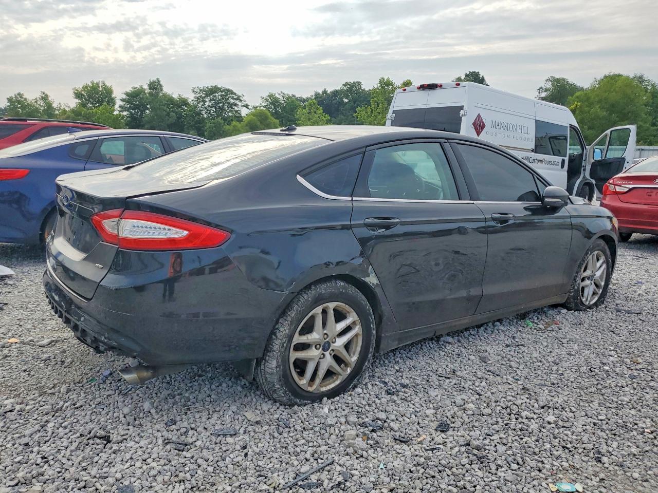 2014 Ford Fusion Se Black vin: 3FA6P0H7XER171875