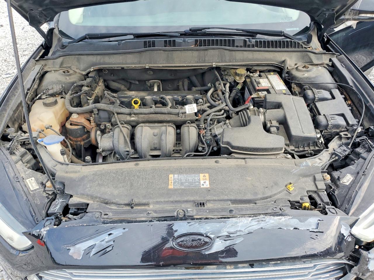 2014 Ford Fusion Se Black vin: 3FA6P0H7XER171875
