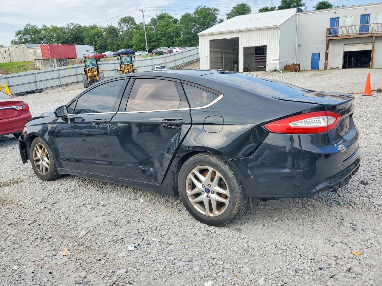2014 Ford Fusion Se Black vin: 3FA6P0H7XER171875